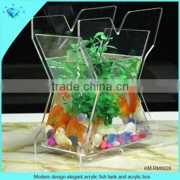 Fashion Design Acrylic Fish Shaped Fish Tank photo-5