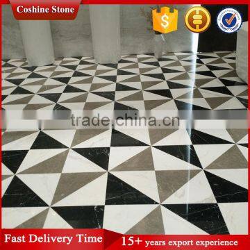 Hotel Super Glossy Mixed Color Glazed Marble Floor Tiles photo-3