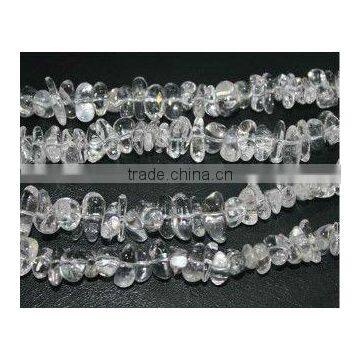 chip clear natural crystal glass beads