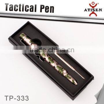 Camo Color Tactical Pen, Black Ink, Anodized, Aluminum, Made in China photo-4