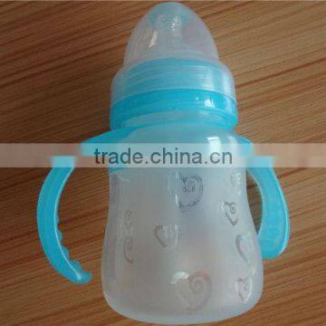 Best selling silicone baby feeding bottle