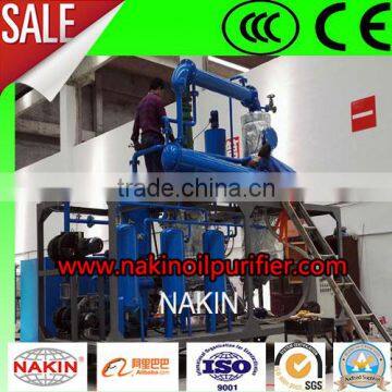 High-Tech Used Oil Refinery Plant /Black Oil Recycling Regeneration Machine