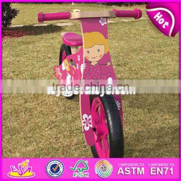 2017 New Design Original Work Wooden Girls Balance Bike for Toddlers W16C173 photo-5