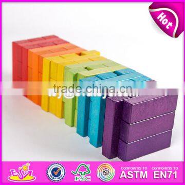 Mini Intelligent Wooden Baby Building Blocks Best Design Creativity Toy Wooden Baby Building Blocks W13D143 photo-6