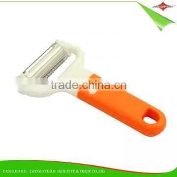 ZY-A2127 360 Degree Rotary Potato Peeler Cutter Fruit Melon Planer Grater with 3 Blade