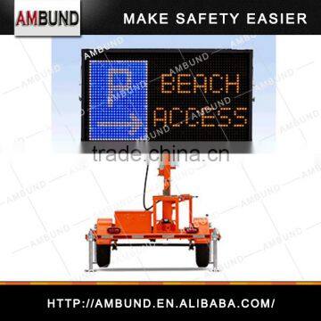 VMS-COLOR Outdoor Variable Message Signs Mobile Led Screen Board Dynamic Message Signs Display Vms Trailer photo-2