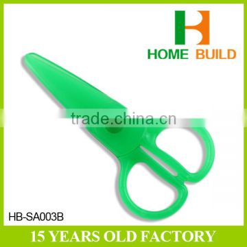 Factory price HB-SA003B Full Plastic Material Kids Scissors