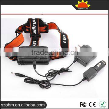Wholesale High Quality XQ50 T6 LED 2000Lm Waterproof Rechargeable LED Headlamp With 18650 Battery ,charger photo-4