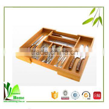 Quality-assured Bamboo Flatware Organizer photo-3