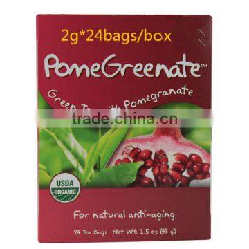 Natural Herbal Pomegranate Tea 2g *20 Bags /Organic Green Tea With Pomegranate 2g*18 Tea Bags/2g*15 Tea Bags/ 2g *20 Tea Bags photo-3