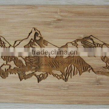 special tourist souvenir gifts ( bamboo carved postcard)