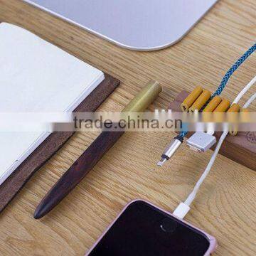 Wooden Cable Clips Organizer, Charging Wire Clip photo-5