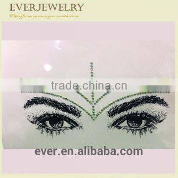 2017 Newest body, eye, face jewels tattoo sticker