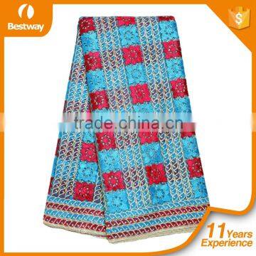 Bestway Laces Fabric With Embroidery and Stones FL0195-7 photo-3