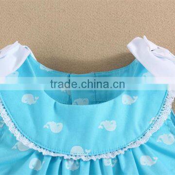 Fashion 2015 Newest Summer Woven Design Cotton Baby Top for Girls From 12Months to 6 Years photo-2