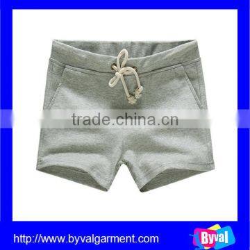 Women Summer Elastic Waist Cotton Shorts breathable Short Pants Casual shorts custom