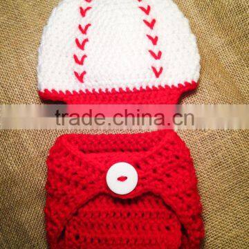 Infant Baby Diaper Cover Christmas Clothes Set Hat With Bloomer and Shoes Baby Christmas Outfit photo-4