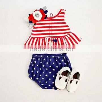 Summer Apparel Polka Dots Singlet And Bloomer Matching Clothes Wholesale photo-3