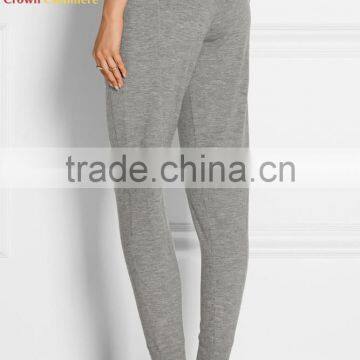 Custom Women Cashmere Wool Jogging Trousers Wholesale photo-4