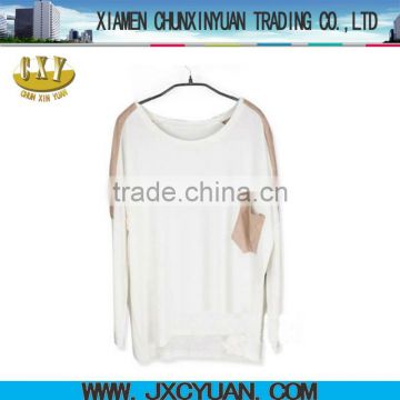 new style clothe, women t shirt with pocket