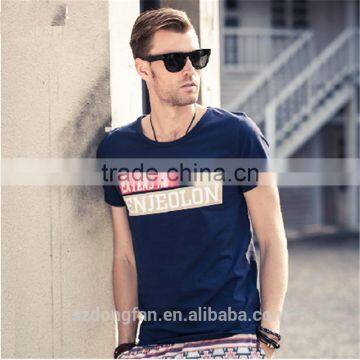 Latest 100% Cotton Short Sleeve T-shirt Hood T-shirt Clothes For Men With Custom Garment photo-3