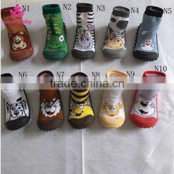 Hottest Selling 3D Cute Design Baby Ribbed Top Skidders Shoe Socks Made in China photo-2