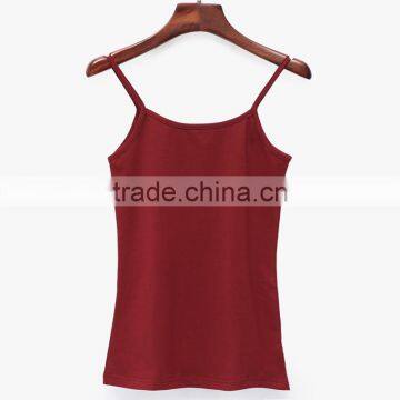 100% Cotton Women Custom Wholesale Tank Tops Athletic Gym Singlets photo-6