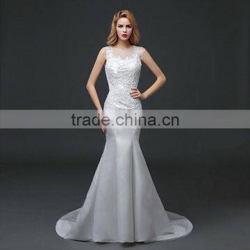 Newest design Chinese Fishtail Mermaid Wedding Dress Fishtail Evening dress