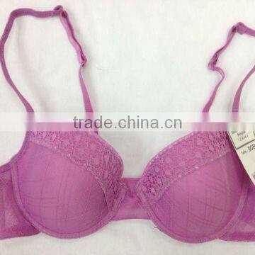 Women comfortable mould cup bra underwear 1739#