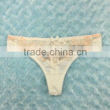Comfortable White Sexy Smooth Lace for Ladies Transparent Panty photo-6