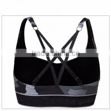 Custom Sublimation Sports Bra Girls Underwear Bra New Design OEM Bra photo-5