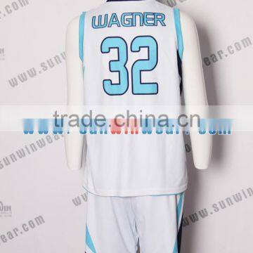 2017 OEM Fashionable Sublimation Basketball Jersey Uniform Design