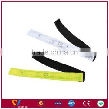 Dongguan New Version Reflective Slap Wrap Wrist Band and Safety LED Reflective Armbands photo-3