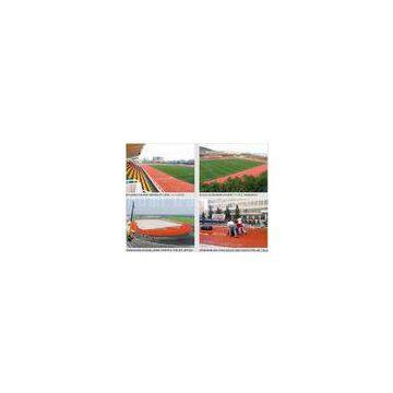 All Weather Athletic Running Track Surfaces Rubber Sports Flooring
