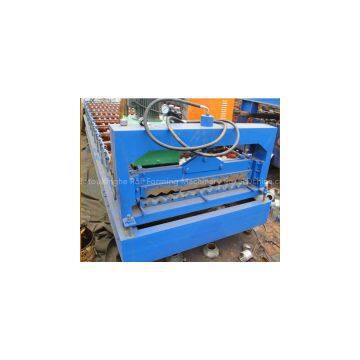 Colored Steel Corrugated Roof Sheet Roll Forming Machine