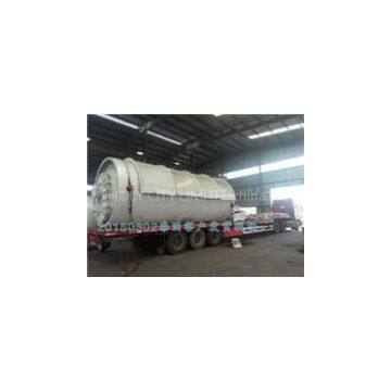 5on/day Half Automatic Oil Sludge Pyrolysis Plant