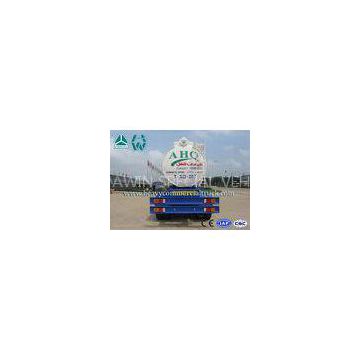 6mm Steel Sheet Q235 Anti Caustic Two Axle Trailer With Air Braking