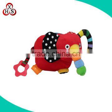 2017 new animal design high quality plush cloth book