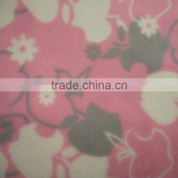 100% Polyester printed flannel fabric