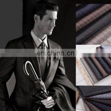 Make to order Men Casual Grey Worsted Wool Suit Fabric