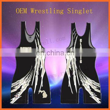 2013 Runtowell High Quality Wrestling Singlets For Men's Wrestling Sportswear/wholesale wrestling singlet