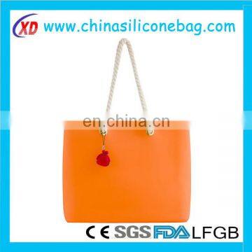 Fashion Waterproof Beach Bags Women Shopping Silicone Handbags