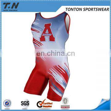 Wholesale Sublimated Custom Women's Wrestling Singlet