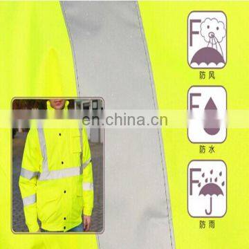 100% Polyester Safety Reflective Waterproof Raincoat 3 in 1 Jacket photo-5