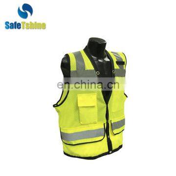 High quality durable using various reflective mesh safety vest with pocket