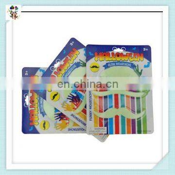 Self Adhesive Party Funny Glow In The Dark Fake Moustache HPC-0394