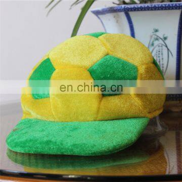 brazil flag football fans crazy hat for football fans