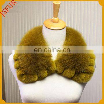 Oversized Solid Colour Fox Fur Collar Women Fur Collar