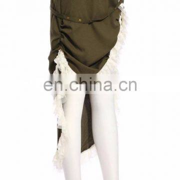 Steampunk Short Front Long Back Skirt photo-3