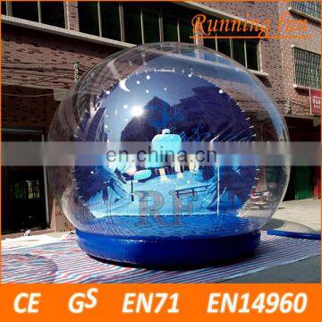 2016 Hot selling christmas inflatable snow globe, giant inflatable snow globe